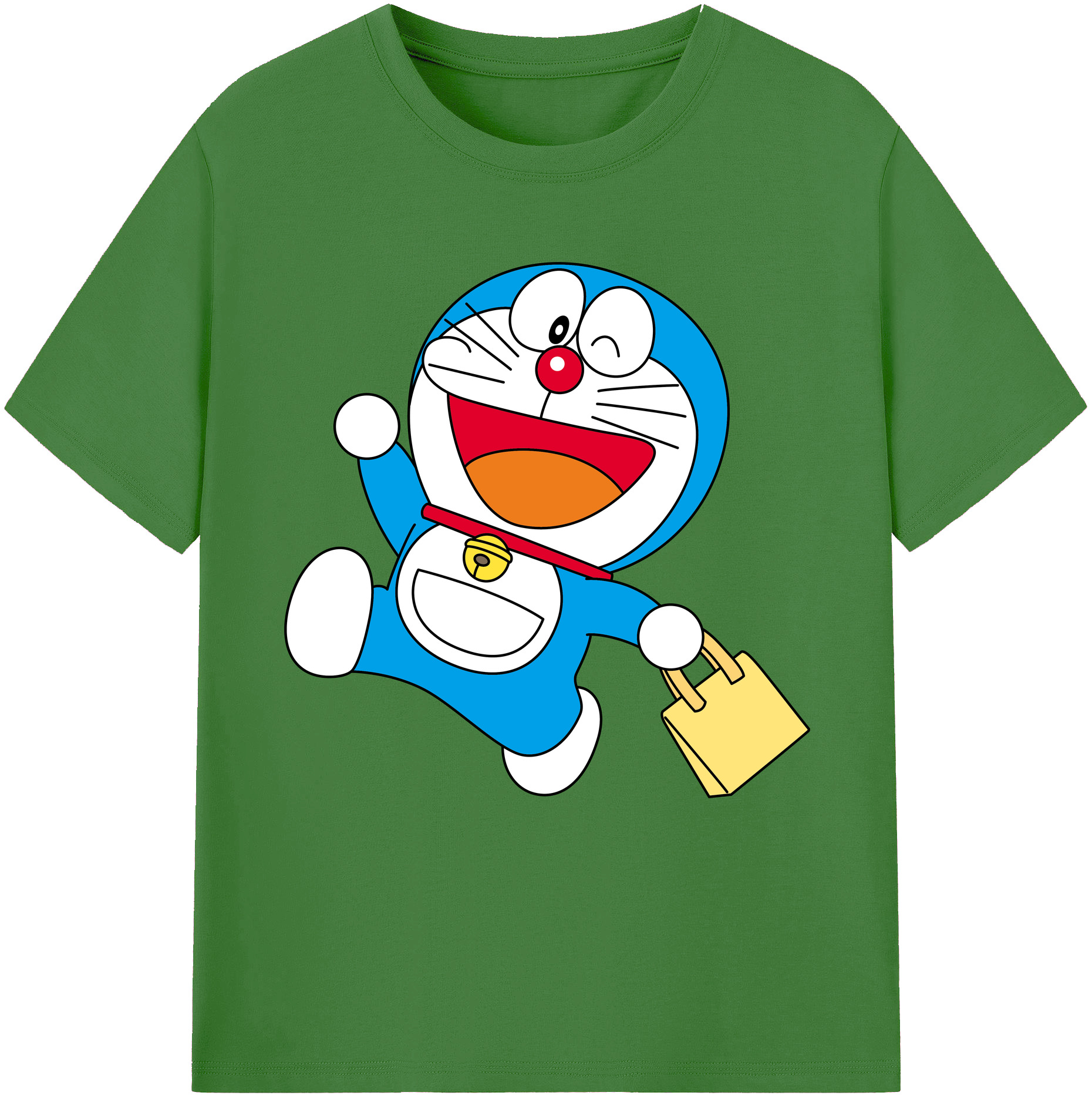 （画像用） ドラえもん Doraemon レディースカジュアルプリントTシャツ（綿100％）